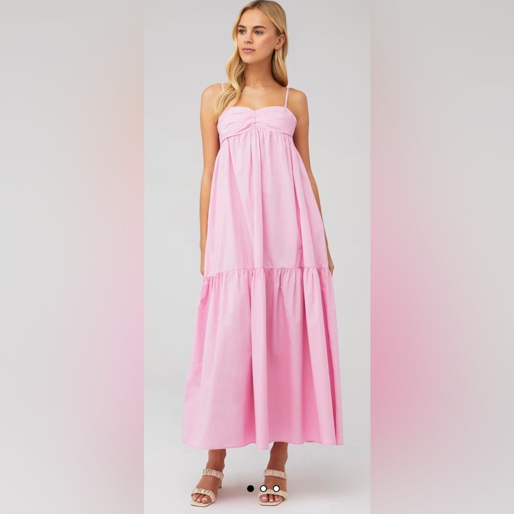 Amanda Uprichard Sima Maxi in XS Pink